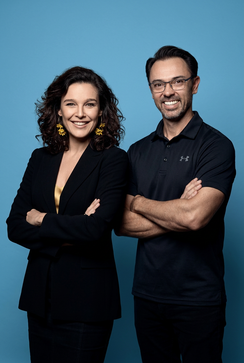 Diani and Ferdinand, founders of Easy Lead Engine